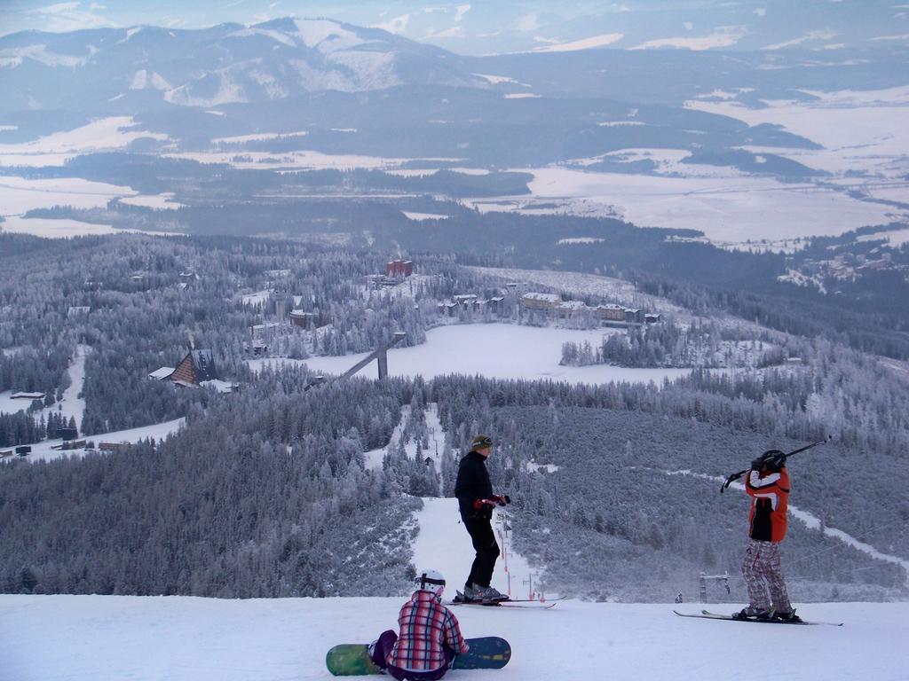 Apartman Panorama 1001 Štrbské Pleso Oda fotoğraf